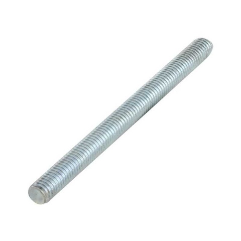 10x100 mm pręt gwintowany metryczny kl 4.8 biały ocynk