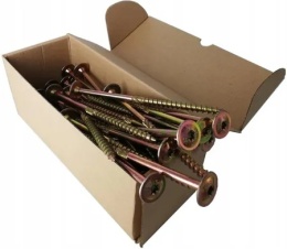 8x280 wkręty ciesielskie z łbem talerzowym op. 50 szt