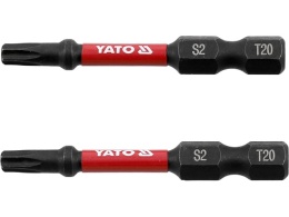 Bity udarowe 1/4'' x50mm torx T20 Yato 2 szt