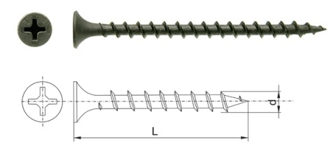 Wkręty do drewna 3,5x 25 mm 1kg