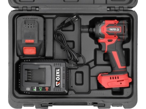 ZAKRĘTARKA UDAROWA 18V, 1/4'', 230 NM - AKUMULATOR 4 AH