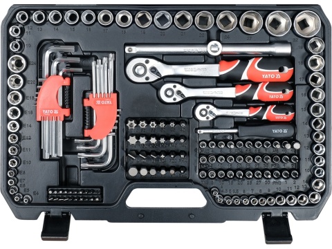ZESTAW NARZĘDZIOWY 1/4", 3/8", 1/2" KPL 198 SZT