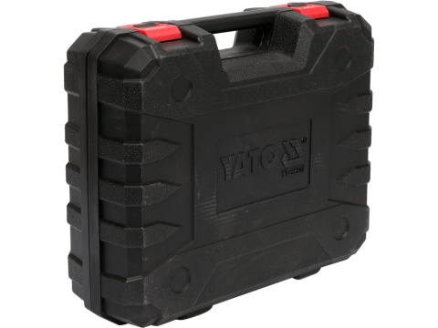 ZESTAW YATO 18V: KLUCZ UDAROWY 1/2'' 700 NM, NASADKI - DWA AKUMULATORY 3AH