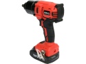 ZESTAW YATO 18V: KLUCZ UDAROWY 1/2'' 700 NM, NASADKI - DWA AKUMULATORY 3AH