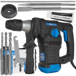 Młotowiertarka – młot udarowy 1500W 6J SDS+ /walizka/