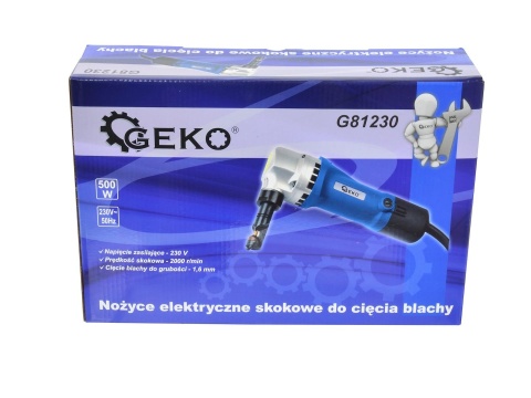 Nożyce elektryczne skokowe do cięcia blachy