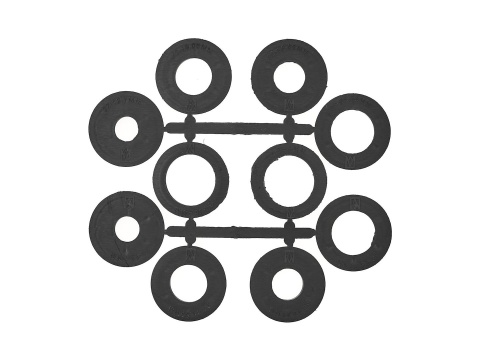 Szczotka druciana 150x32mm + kpl. Redukcji