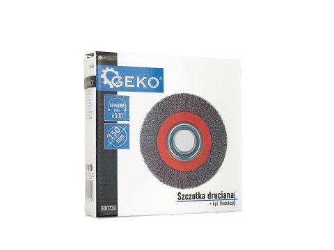 Szczotka druciana 150x32mm + kpl. Redukcji