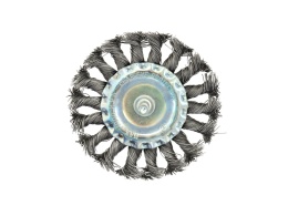 Szczotka druciana tarczowa pleciona na wiert.100mm