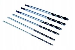 WIERTŁA DO DREWNA zestaw DŁUGIE 300 MM 6szt 6-14mm