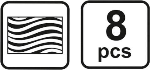 Wiertła do drewna Sthor 22381 3-10 mm 8 sztuk