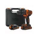 akumulatorowa wiertarko-wkrętarka udarowa Black+Decker [BDCHD18KB-QW] 18V Li-Ion, 2x1,5Ah