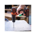 akumulatorowa wiertarko-wkrętarka udarowa Black+Decker [BDCHD18KB-QW] 18V Li-Ion, 2x1,5Ah