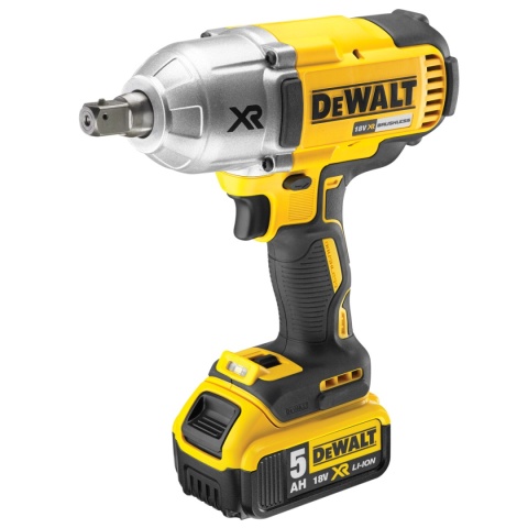 akumulatorowy klucz udarowy 1/2'', 950Nm, 18V Li-lon 2x5,0Ah DeWALT [DCF899P2-QW]