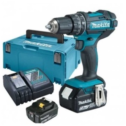 wiertarko-wkrętarka udarowa Makita [DHP482RFJ] 18V Li-Ion 2x3,0Ah