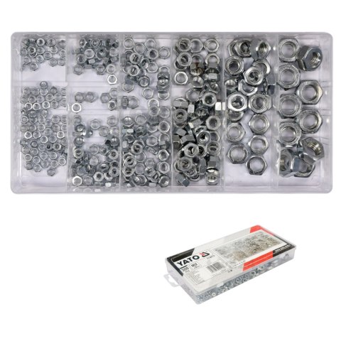 300 SZT NAKRĘTKI METRYCZNE MIX YT-06772 YATO