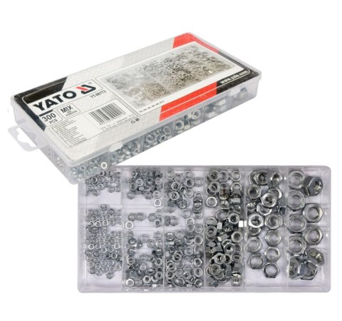 300 SZT NAKRĘTKI METRYCZNE MIX YT-06772 YATO