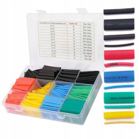 Koszulki termokurczliwe 530 sztuk YT-068672 yato