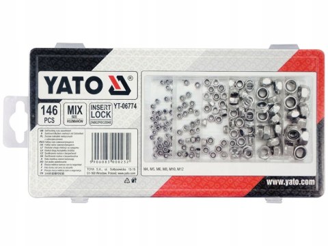 Nakrętki z zabezpieczeniem Yato YT-06774
