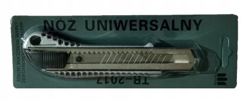 Nóż do tapet metalowy 18 mm łamane ostrze