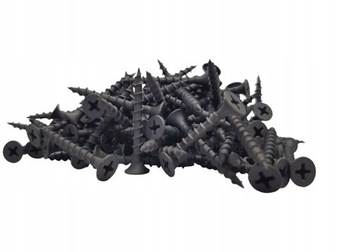 WKRĘT CZARNY FOSFATOWANY DO DREWNA 3,5 X 35 1 KG