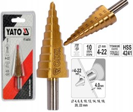 Wiertło stopniowe Yato YT-44741 4-22 mm
