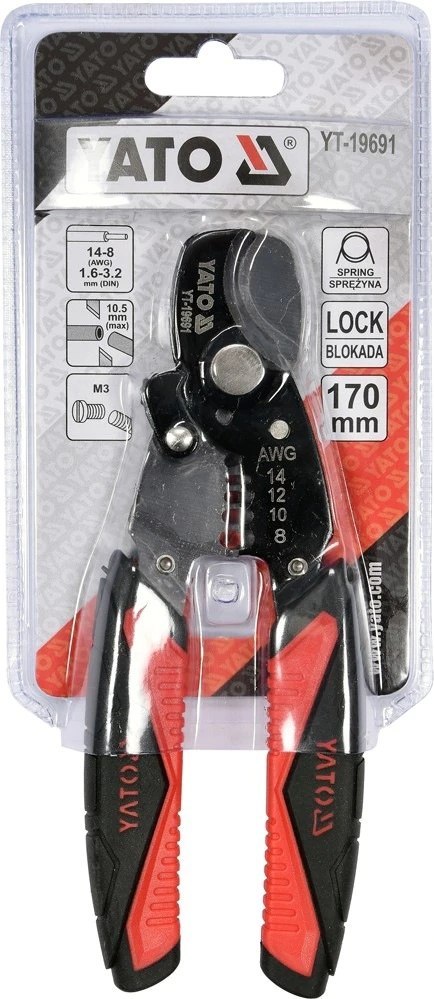 YATO szczypce do przewodów i izolacji YT-19691