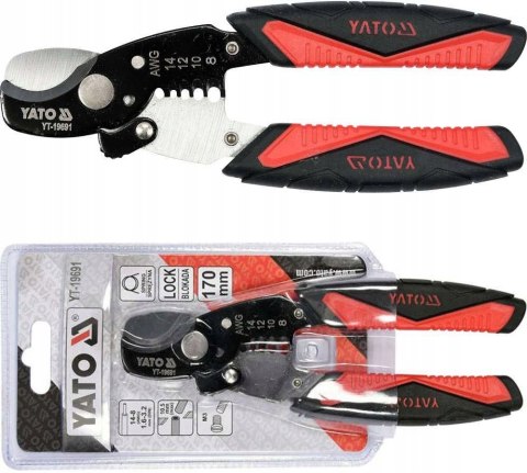 YATO szczypce do przewodów i izolacji YT-19691