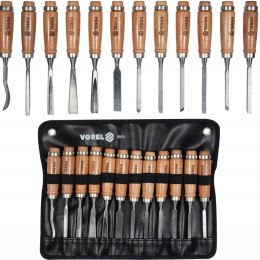 DŁUTA RZEŹBIARSKIE DO DREWNA SNYCERSKIE STOLARSKIE ZESTAW 12 szt.