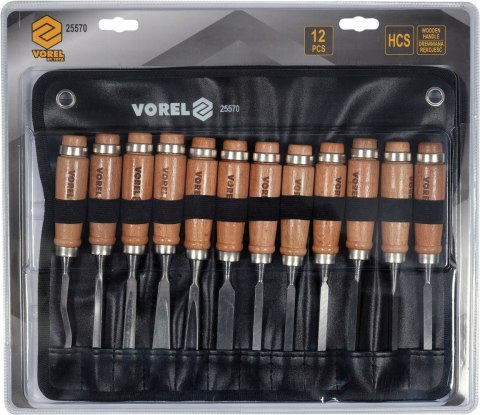 DŁUTA RZEŹBIARSKIE DO DREWNA SNYCERSKIE STOLARSKIE ZESTAW 12 szt.