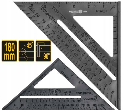 Kątownik ciesielski Vorel 18530