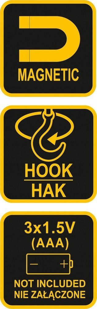 LAMPA RĘCZNA OBROTOWA COB LED 82724 VOREL