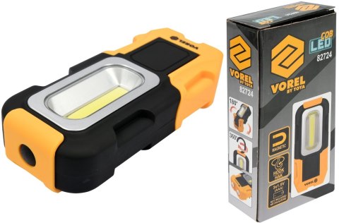 LAMPA RĘCZNA OBROTOWA COB LED 82724 VOREL