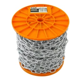 ŁAŃCUCH KRÓTKI D-1 4MM OCYNK na METRY