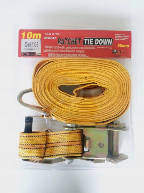 PAS TRANSPORTOWY Z NAPINACZEM 5T 10M