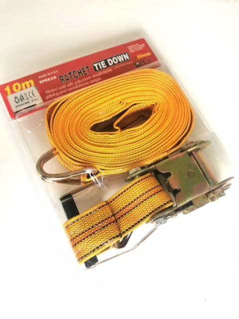 PAS TRANSPORTOWY Z NAPINACZEM 5T 10M