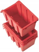 Pojemnik magazynowy czerwony kuweta KTR16 155 x 100 x 70 Kistenberg