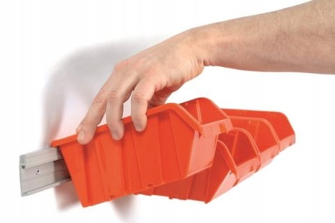 Pojemnik magazynowy czerwony kuweta KTR16 155 x 100 x 70 Kistenberg