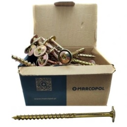 10x140 Wkręty ciesielskie talerzowe op.50szt