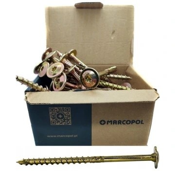 10x300 Wkręty ciesielskie talerzowe op.25szt