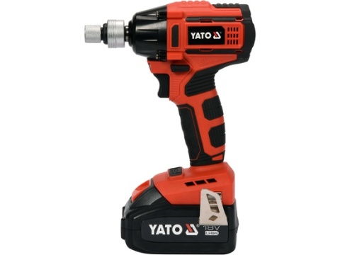 YT-82802 ZAKRĘTARKA UDAROWA 18V, 1/2'', 250 NM - AKUMULATOR 3 AH