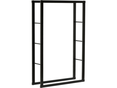 STOJAK STALOWY NA DREWNO KOMINKOWE 80X25X100CM